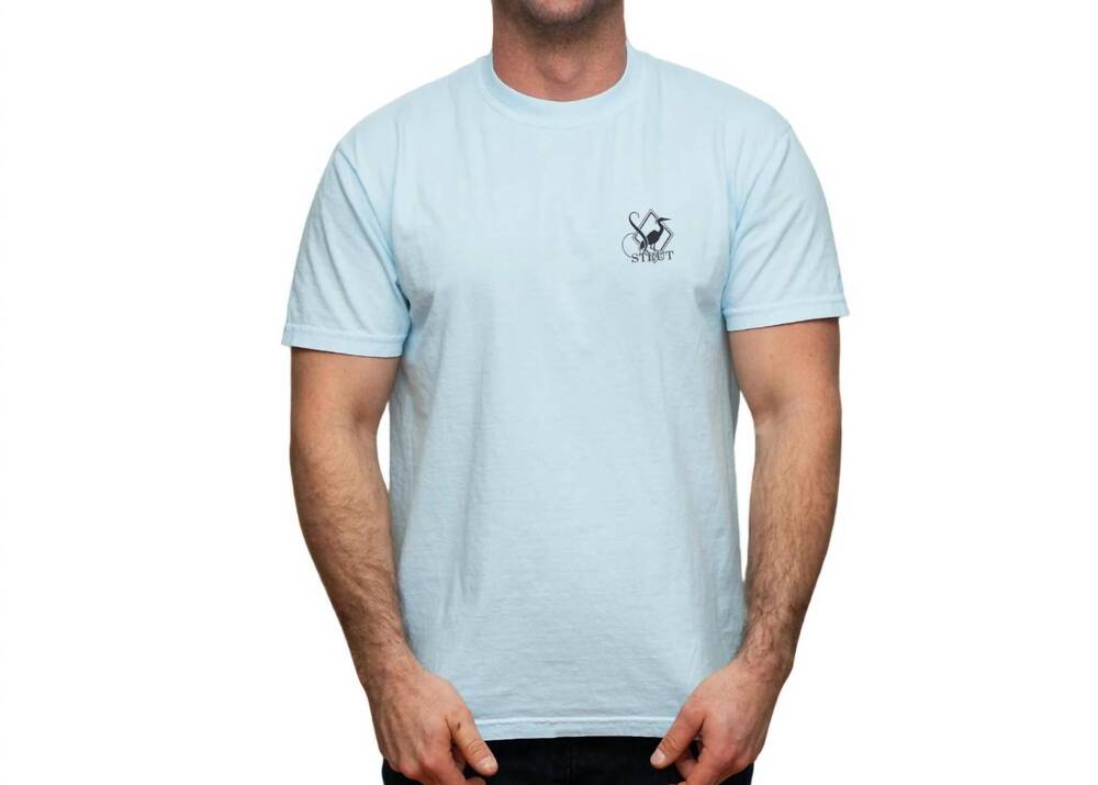 NEW SOUTHERN STRUT hunting cards tee in chambray